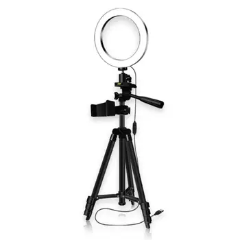Portable Camera Ring Light Tripod Studio Accessories Dimmable LED Camera Ring Light Video Light Holder Bracket with Phone Clip
Portable Camera Ring Light Tripod Studio Accessories Dimmable LED Camera Ring Light Video Light Holder Bracket with Phone Clip