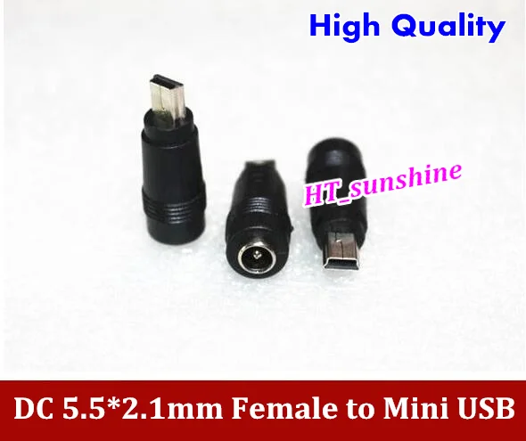 10PCS NEW DC 5.5*2.1mm to Mini USB 5pin DC Power Charger Adapter Converter Connector for MP3/MP4/MP5/Tablet/Mobile Phone
10PCS NEW DC 5.5*2.1mm to Mini USB 5pin DC Power Charger Adapter Converter Connector for MP3/MP4/MP5/Tablet/Mobile Phone