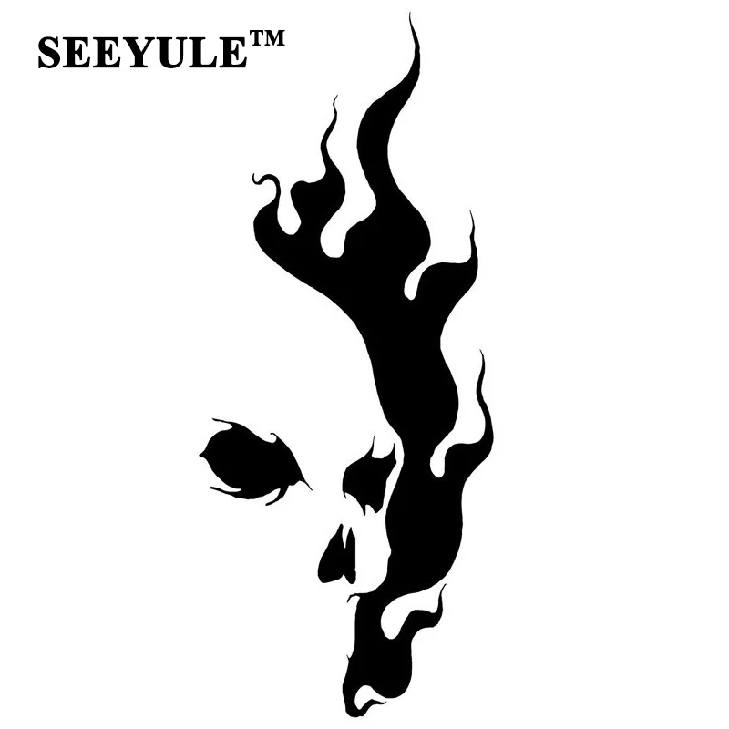 1pc SEEYULE Firing Burning Skull Head Car Sticker Crazy Flame Head Decal Styling Reflective Sticker Accessories for VW Audi Jeep
1pc SEEYULE Firing Burning Skull Head Car Sticker Crazy Flame Head Decal Styling Reflective Sticker Accessories for VW Audi Jeep