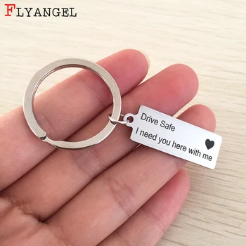 Custom Fashion Keyring Gifts Engraved Drive Safe I Need You Here With Me Keychain Couples Boyfriend Girlfriend Jewelry Key Chain
Custom Fashion Keyring Gifts Engraved Drive Safe I Need You Here With Me Keychain Couples Boyfriend Girlfriend Jewelry Key Chain