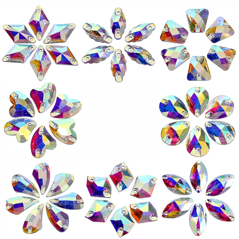 9 Sizes 100Pcs Best-Quality Resin Sew On Rhinestones Crystal AB Flatback Resin Sew On Rhinestones With Holes For Garment B0945
9 Sizes 100Pcs Best-Quality Resin Sew On Rhinestones Crystal AB Flatback Resin Sew On Rhinestones With Holes For Garment B0945
