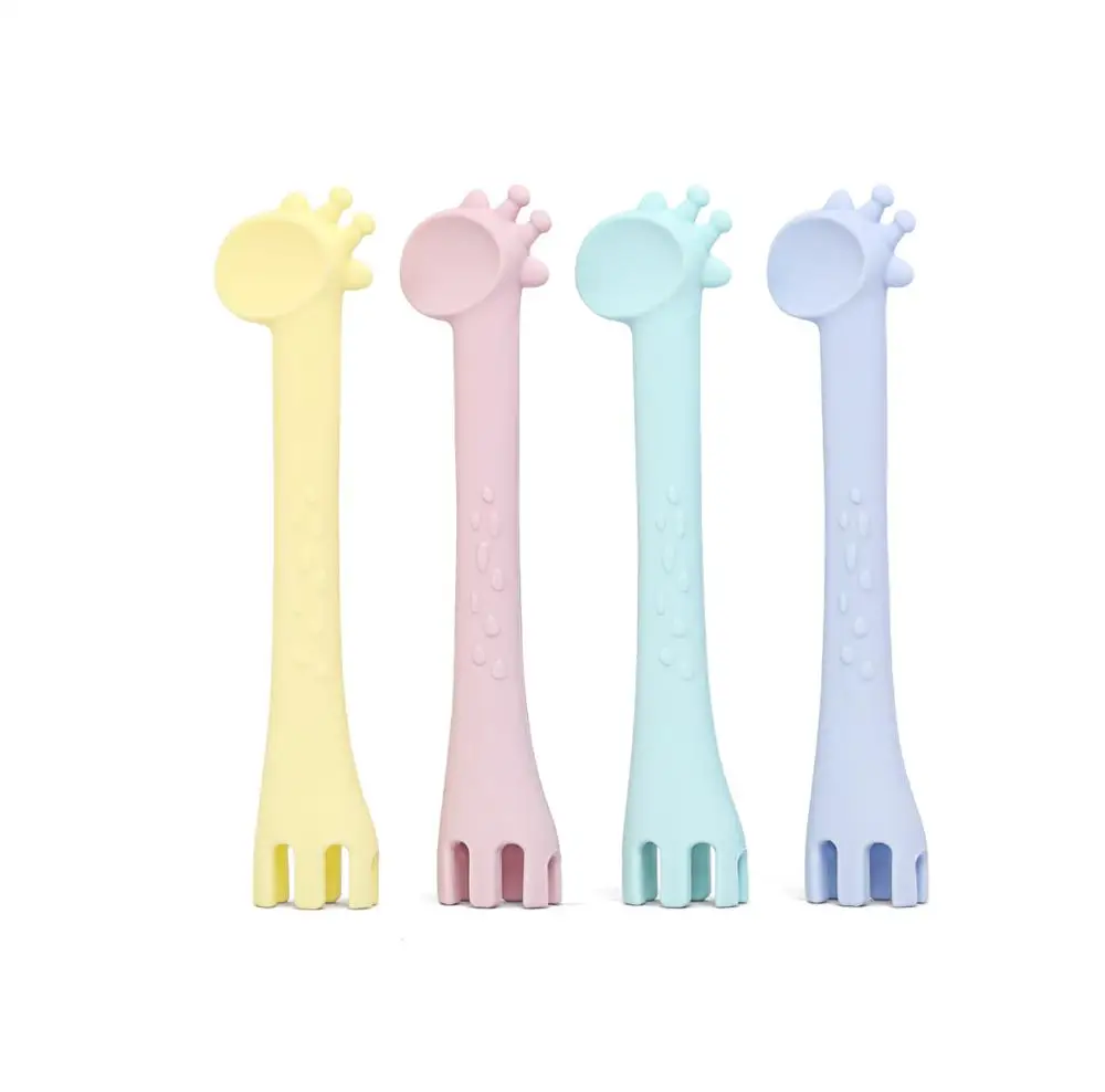 Creative Baby Silicone Maternal Teether Baby Silicone Fork Spoon New Cartoon Rice Spoon
Creative Baby Silicone Maternal Teether Baby Silicone Fork Spoon New Cartoon Rice Spoon