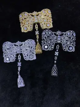 AA+ 2sets lager Micro pave Diamond butterfly Double Bails Connector 40-70mm CZ zircon Micro pave Charm Jewelry for women Link Je
AA+ 2sets lager Micro pave Diamond butterfly Double Bails Connector 40-70mm CZ zircon Micro pave Charm Jewelry for women Link Je