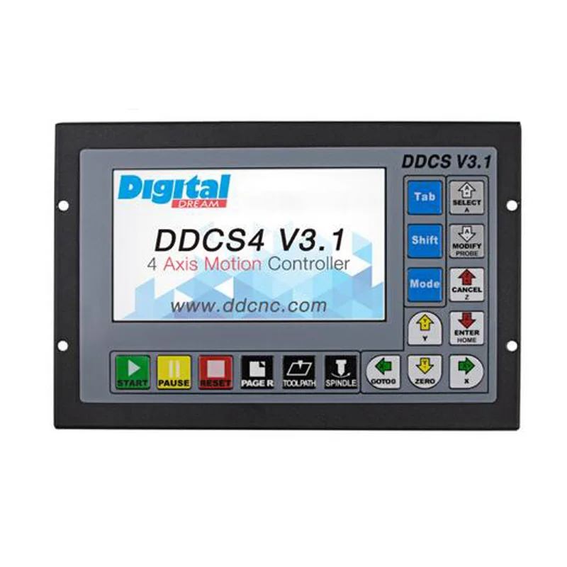 DDCS V3.1 4 Axis Motion Controller Offline CNC 500KHz CNC Standalone Control for Router Engraving Milling Machine
DDCS V3.1 4 Axis Motion Controller Offline CNC 500KHz CNC Standalone Control for Router Engraving Milling Machine