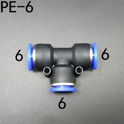 5PCS 6mm Tube Fitting Equal Union Tee Type One-Touch Coupling Pneumatic Push Pipe Fitting Tube Connector For Pneumatic Pipes 
5PCS 6mm Tube Fitting Equal Union Tee Type One-Touch Coupling Pneumatic Push Pipe Fitting Tube Connector For Pneumatic Pipes