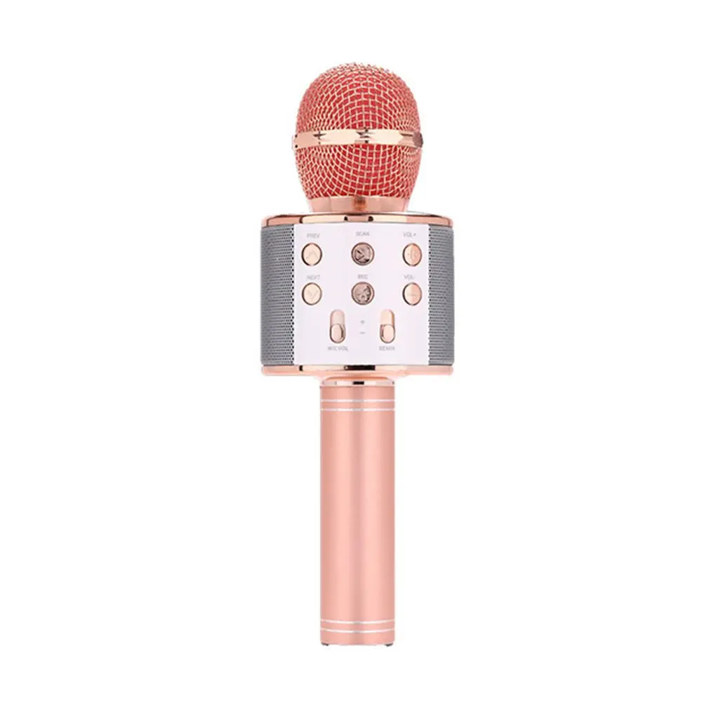 WS 858 Wireless Bluetooth Microphone Professional Karaoke Speaker Consender Handheld Microfone Radio Mikrofon Studio Record Mic
WS 858 Wireless Bluetooth Microphone Professional Karaoke Speaker Consender Handheld Microfone Radio Mikrofon Studio Record Mic