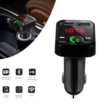 Bluetooth Car Kit Handsfree Wireless Bluetooth FM Transmitter LCD MP3 Player USB Charger
Bluetooth Car Kit Handsfree Wireless Bluetooth FM Transmitter LCD MP3 Player USB Charger