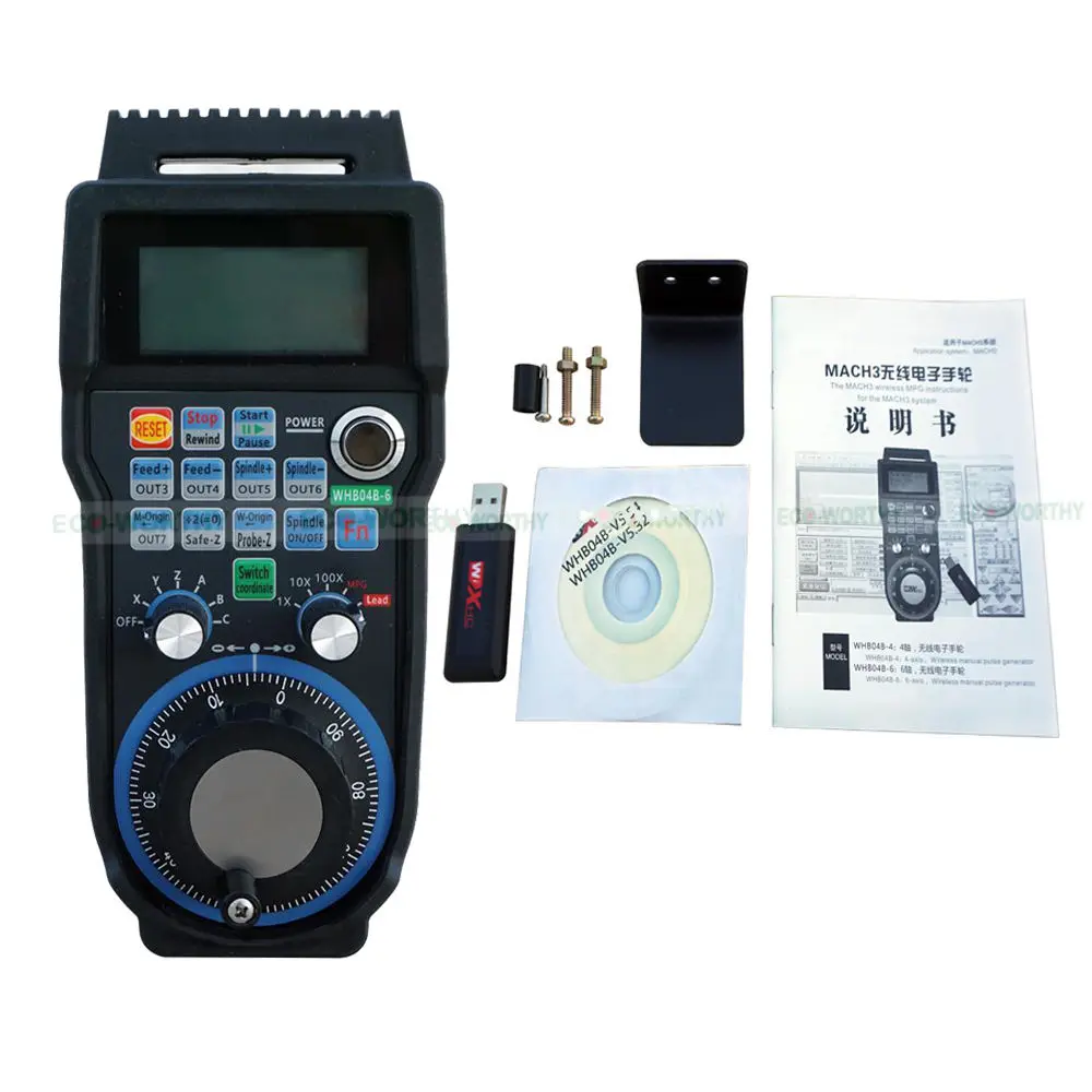 Wireless Handwheel CNC fraser Elektronisches Handrad Encoder for Mach3 6 Achse
Wireless Handwheel CNC fraser Elektronisches Handrad Encoder for Mach3 6 Achse