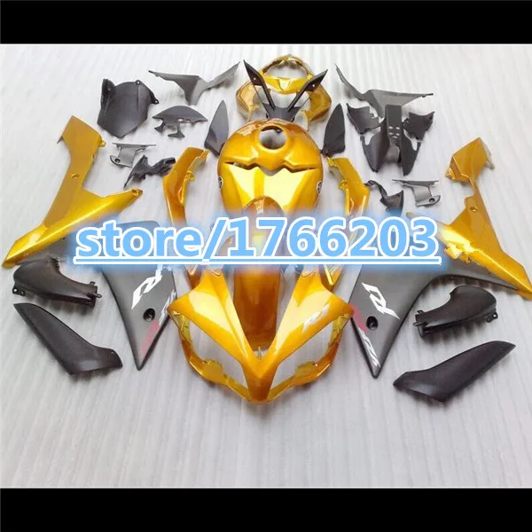 ABS fairing kit for YZF-R1 07 08 07-08 YZF R1 2007 2008 YZFR1 2007-2008 golden black body Ning
ABS fairing kit for YZF-R1 07 08 07-08 YZF R1 2007 2008 YZFR1 2007-2008 golden black body Ning