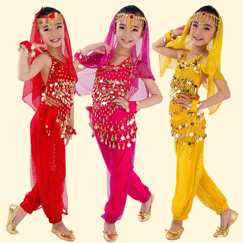 6 PCS Children Belly Dance Costume Girls Oriental Dance Costumes Kids Stage & Dance Wear Child India Dance Performance Clothing
6 PCS Children Belly Dance Costume Girls Oriental Dance Costumes Kids Stage & Dance Wear Child India Dance Performance Clothing