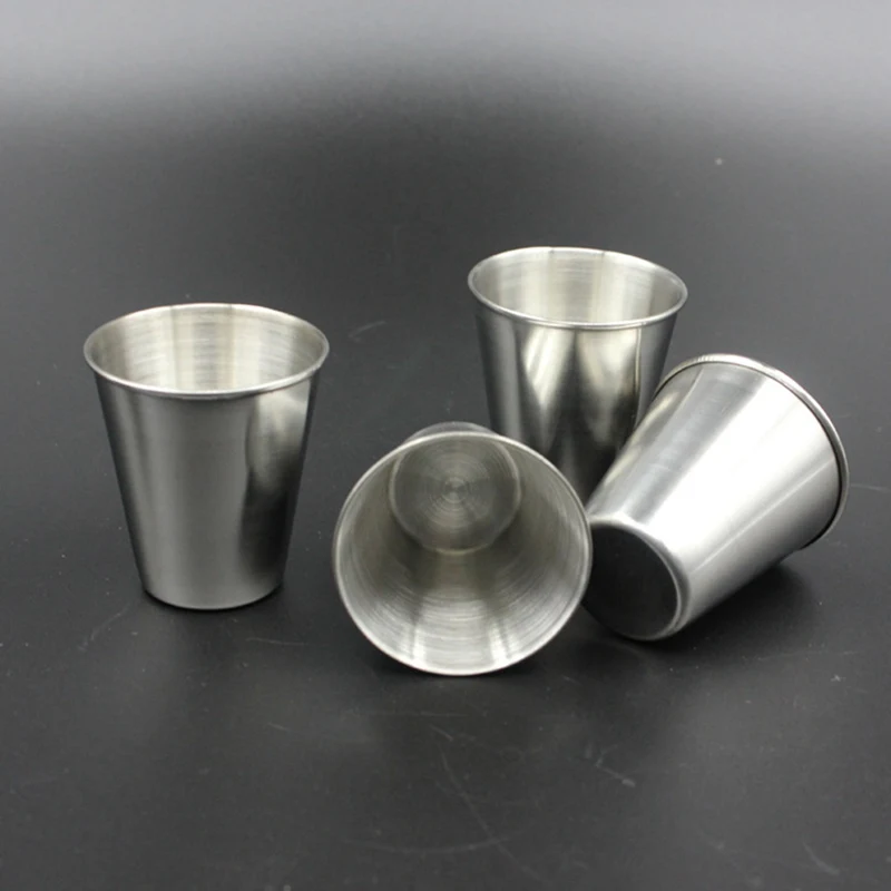 Stainless Steel 4Pcs Outdoor Camping Mini Cup 70ml Mug Drinking Coffee Beer With Case Dinnerware Serving Mugs
Stainless Steel 4Pcs Outdoor Camping Mini Cup 70ml Mug Drinking Coffee Beer With Case Dinnerware Serving Mugs