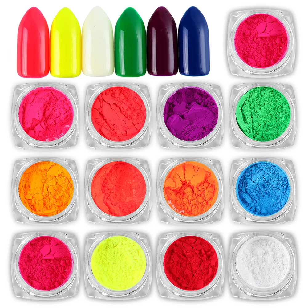 13 Colors Summer Neon Pigment Powder Nail Fluorescence Gradient Glitter Shiny DIY Manicure Nail Art Decoration For Party
13 Colors Summer Neon Pigment Powder Nail Fluorescence Gradient Glitter Shiny DIY Manicure Nail Art Decoration For Party