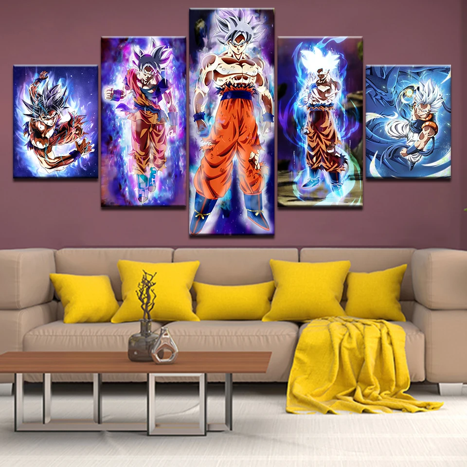 Hd Prints Painting 5 Piece Dragon Ball Goku Home Decoration Pictures Wall Art Cartoon Modular Canvas Modern Poster Living Room
Hd Prints Painting 5 Piece Dragon Ball Goku Home Decoration Pictures Wall Art Cartoon Modular Canvas Modern Poster Living Room
