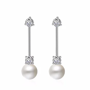 XIYANIKE Lovely 925 Sterling Silver AAA CZ Zircon Long Pearl Earring For Women Sterling-silver-jewelry Oorbellen Brincos VES6467
XIYANIKE Lovely 925 Sterling Silver AAA CZ Zircon Long Pearl Earring For Women Sterling-silver-jewelry Oorbellen Brincos VES6467