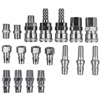 18pcs Pneumatic Fitting Quick Coupler Plug Socket Connector Air Compressor House Fitting Connectors Mayitr
18pcs Pneumatic Fitting Quick Coupler Plug Socket Connector Air Compressor House Fitting Connectors Mayitr