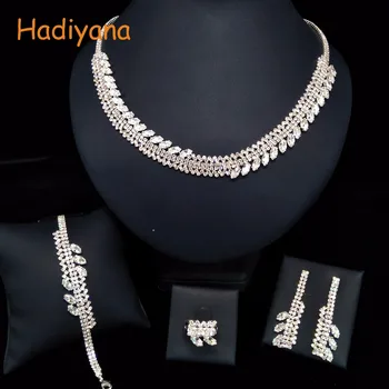 HADIYANA Asymmetric 4pcs Sets Sparkling Crystal Wedding Bridal Jewelry Accessory For Bride Party Date Princess Queen BN5785
HADIYANA Asymmetric 4pcs Sets Sparkling Crystal Wedding Bridal Jewelry Accessory For Bride Party Date Princess Queen BN5785