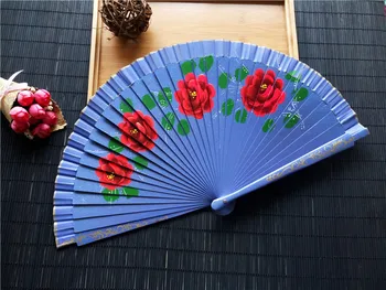 300pcs Spanish Fabric Wood Folding Hand Held Dance Fans Flower Party Gift Wedding Prom Dancing Summer Fan Accessories
300pcs Spanish Fabric Wood Folding Hand Held Dance Fans Flower Party Gift Wedding Prom Dancing Summer Fan Accessories