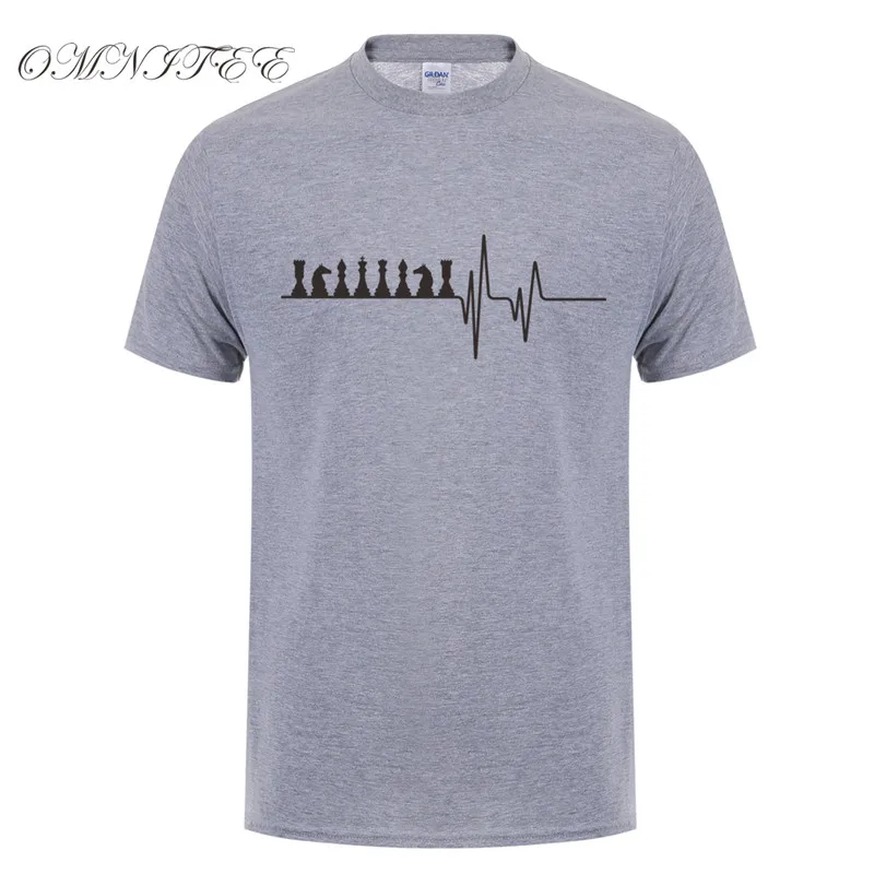 Omnitee New Summer Heartbeat of Chess T Shirt Man Short Sleeve Men Cool Love playing Chess T-shirts Tee Mans t shirts OT-949
Omnitee New Summer Heartbeat of Chess T Shirt Man Short Sleeve Men Cool Love playing Chess T-shirts Tee Mans t shirts OT-949