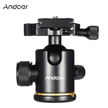 Andoer Aluminum Alloy Ball Head Ballhead Maximum Load 3KG with Quick Release Plate 1/4" Screw for Camera Tripod Slideway
Andoer Aluminum Alloy Ball Head Ballhead Maximum Load 3KG with Quick Release Plate 1/4" Screw for Camera Tripod Slideway