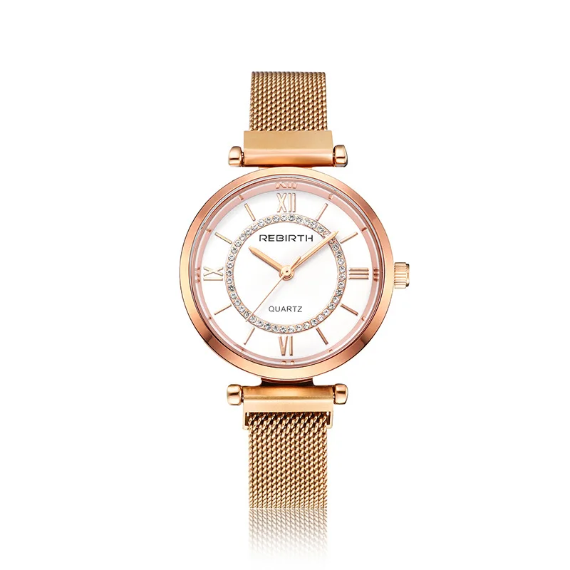 Rose Gold Women Wrist Watch Magnetic Mesh Band Ladies Wristwatches For Gift relogio feminino Luxury Rhinestone Golden Watch 2019
Rose Gold Women Wrist Watch Magnetic Mesh Band Ladies Wristwatches For Gift relogio feminino Luxury Rhinestone Golden Watch 2019