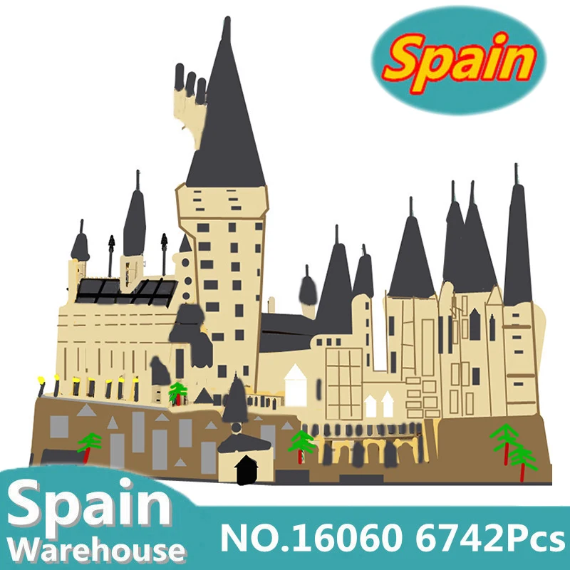 Building Blocks Kits Movie Series 16060 Hogwarts Castle Bricks Legoing House 71043 75954 Toys For Children Gift Ship From Spain
Building Blocks Kits Movie Series 16060 Hogwarts Castle Bricks Legoing House 71043 75954 Toys For Children Gift Ship From Spain