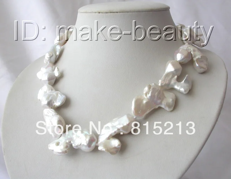 ddh00643 stunning big baroque white reborn keshi freshwater pearl necklace 28% Discount
ddh00643 stunning big baroque white reborn keshi freshwater pearl necklace 28% Discount