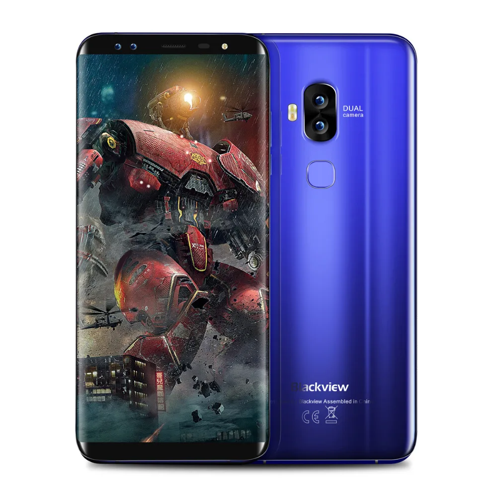 

Blackview S8 4G LTE Smartphone 5.7'' 18:9 Full Screen Octa Core 1.5GHz 4GB RAM 64GB ROM 4 Cameras Android 7.0 Mobile Phone