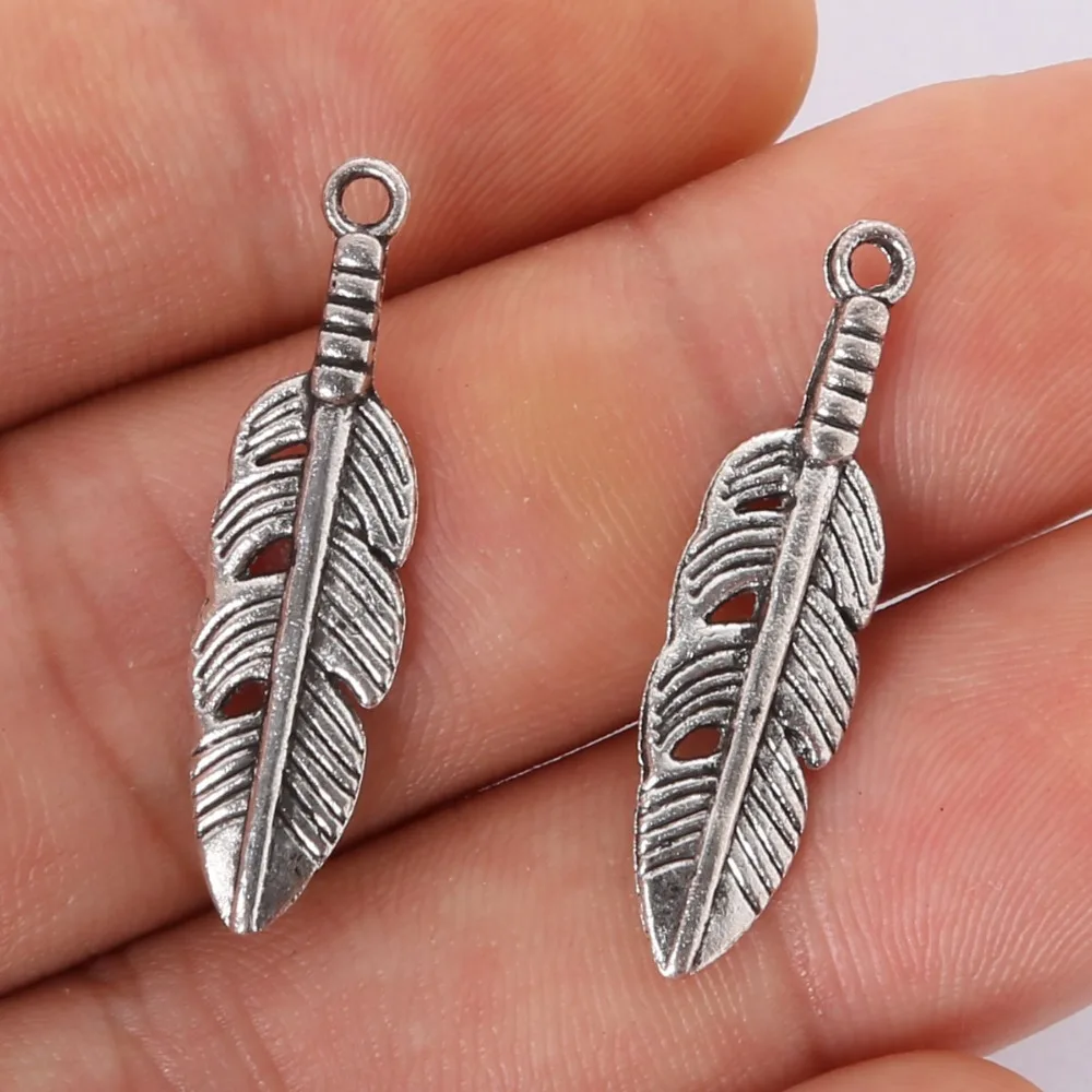 Penney 11pcs 30x8mm antique silver plated Alloy Feather charms Pendant Jewelry Findings
Penney 11pcs 30x8mm antique silver plated Alloy Feather charms Pendant Jewelry Findings