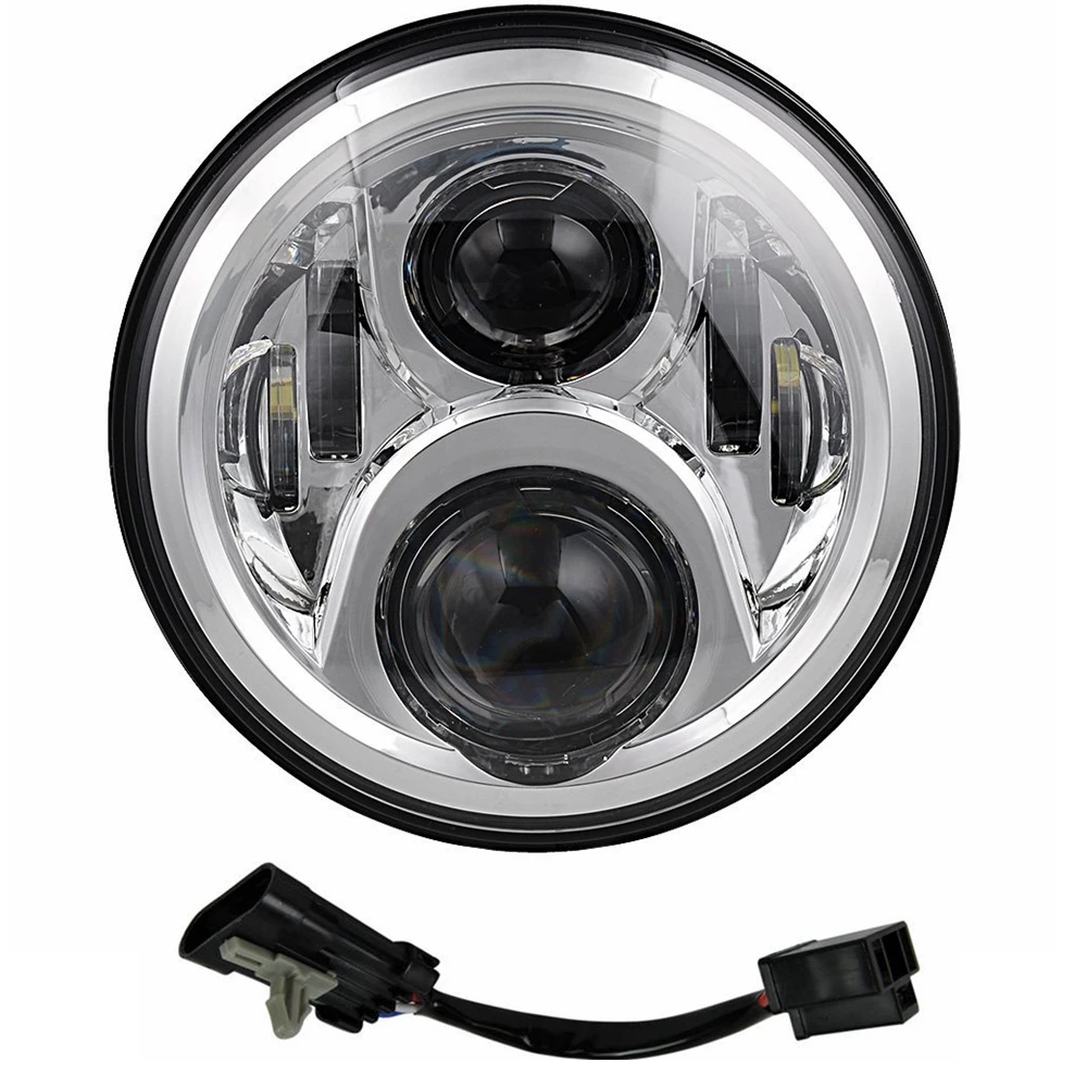 For Harley Motorcycle Accessories 7" 7 Inch Motorcycle Black Projector Motor Headlight H4 Hi/Lo Beam LED Light Bulb For Harley
For Harley Motorcycle Accessories 7" 7 Inch Motorcycle Black Projector Motor Headlight H4 Hi/Lo Beam LED Light Bulb For Harley