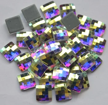 

AAAA+ Best Quality 8mm Square Crystal Clear/AB DMC Hot Fix Rhinestone More Shiny Super Bright Hotfix Iron On Stones.