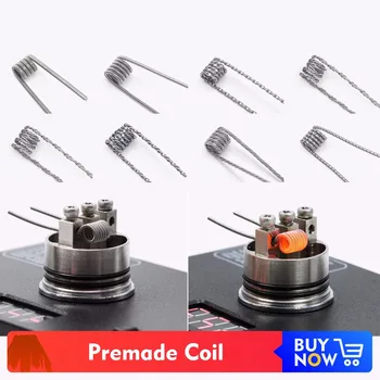 Volcanee 50/100pcs Alien Clapton Coil Tiger Hive Quad Flat Twisted Mix Twisted Fused Clapton Vape Resistance Prebuilt DIY Coil
Volcanee 50/100pcs Alien Clapton Coil Tiger Hive Quad Flat Twisted Mix Twisted Fused Clapton Vape Resistance Prebuilt DIY Coil