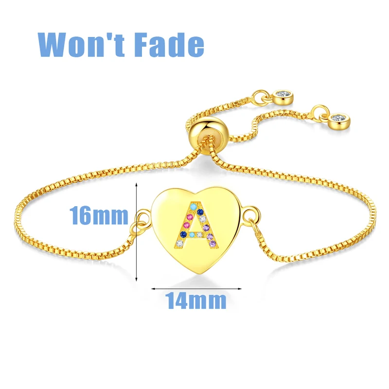 Multicolor Adjustable Initial Bracelet CZ Letter Bracelet Personalized Letter Bracelet Jewelry For Women Accessories Girlfriend
Multicolor Adjustable Initial Bracelet CZ Letter Bracelet Personalized Letter Bracelet Jewelry For Women Accessories Girlfriend