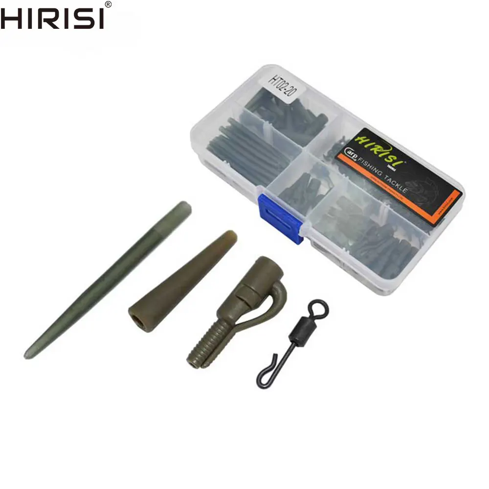 Hirisi Carp Fishing Accessories 80Pcs/20Sets Carp Fishing Lead Clip Fishing Swivel Snap Carp Terminal Tackle
Hirisi Carp Fishing Accessories 80Pcs/20Sets Carp Fishing Lead Clip Fishing Swivel Snap Carp Terminal Tackle