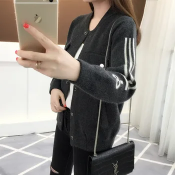 2020 new sweater cardigan women's autumn and winter wear loose long-sleeved knit jacket short long-sleeved shirt
2020 new sweater cardigan women's autumn and winter wear loose long-sleeved knit jacket short long-sleeved shirt