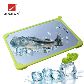 JINJIAN New Hot Sell Magic Metal Plate Defrosting Tray Safe Fast Thawing Frozen Meat Defrost Kitchen Tool
JINJIAN New Hot Sell Magic Metal Plate Defrosting Tray Safe Fast Thawing Frozen Meat Defrost Kitchen Tool