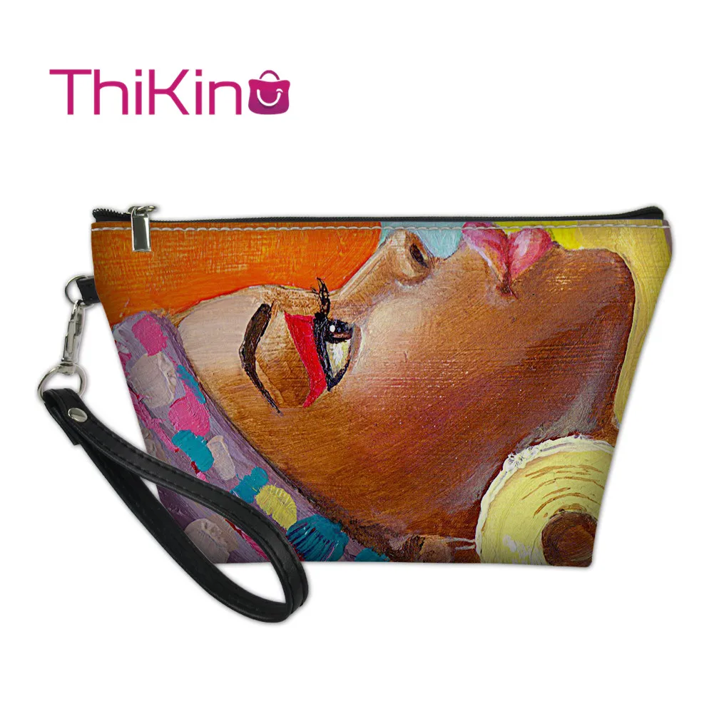 Thikin Cool Black Girl Painting Makeup Bags for Women Cosmetic Bag Travel Makeup Case Girls Pouch Animals Storage Purse Handbag
Thikin Cool Black Girl Painting Makeup Bags for Women Cosmetic Bag Travel Makeup Case Girls Pouch Animals Storage Purse Handbag