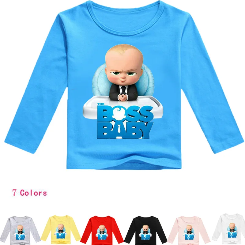 Kids T-Shirts Baby Boss Long Sleeve Spring Autumn T-Shirt Cartoon Printed Toddler Boys T Shirt Fashion 2018 Casual Top Tshirts
Kids T-Shirts Baby Boss Long Sleeve Spring Autumn T-Shirt Cartoon Printed Toddler Boys T Shirt Fashion 2018 Casual Top Tshirts