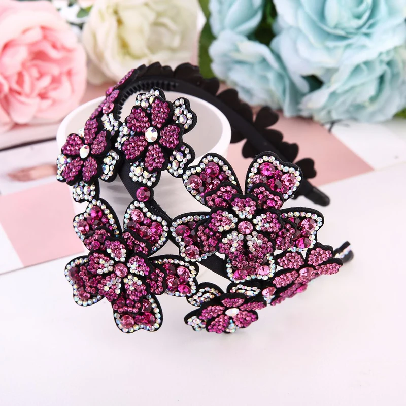 Sweet Girl Rhinestone Flowers Hairhands Fashion Women Full Diamond Headdress Butterfly Hair Accessories Creativity Festival Gift
Sweet Girl Rhinestone Flowers Hairhands Fashion Women Full Diamond Headdress Butterfly Hair Accessories Creativity Festival Gift