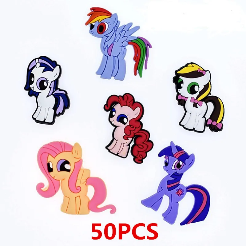50pcs Kawaii Cartoon Lovely Little Horse Cute Soft Deco Accessories Flat PVC DIY Gadgets Fit Bracelets,Shoe Charms Buttons
50pcs Kawaii Cartoon Lovely Little Horse Cute Soft Deco Accessories Flat PVC DIY Gadgets Fit Bracelets,Shoe Charms Buttons