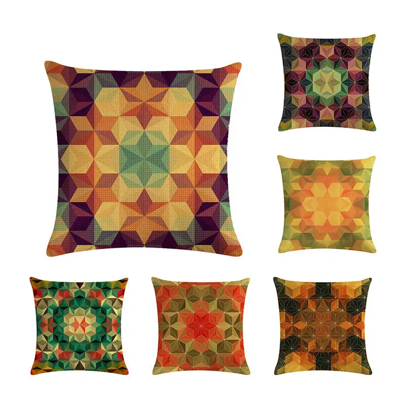 Декоративные наволочки для подушек декоративная подушка с геометрическим