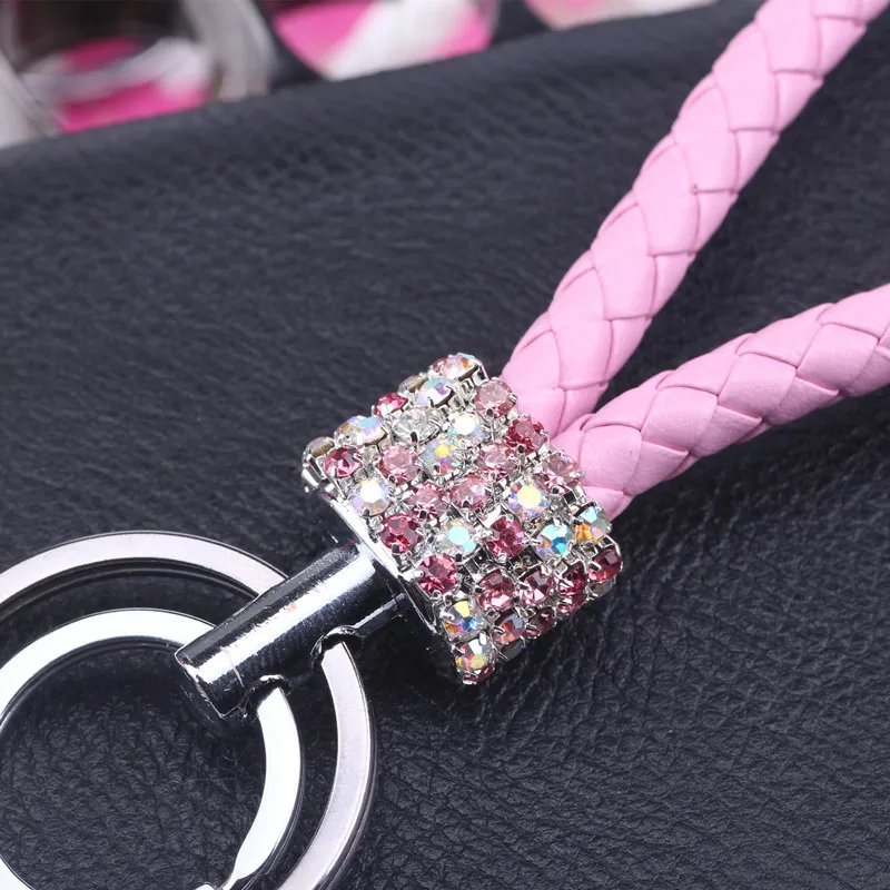 Cheap! Double Loop Rhinestone Crystal Key Chain Creative 2019 New Key Chain Purse Messenger Bag Backpack Pendant 4 Colors
Cheap! Double Loop Rhinestone Crystal Key Chain Creative 2019 New Key Chain Purse Messenger Bag Backpack Pendant 4 Colors