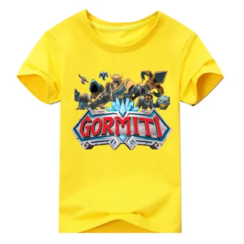 Kids Cartoon Gormiti Game Print T-shirts Costume For Boy Summer Casual Tees Top Clothes Girls Children Short Sleeve Tshirt DX186
Kids Cartoon Gormiti Game Print T-shirts Costume For Boy Summer Casual Tees Top Clothes Girls Children Short Sleeve Tshirt DX186
