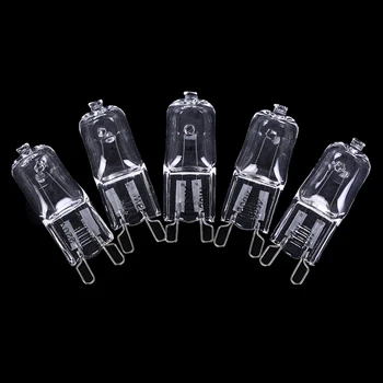 5pcs/lot Clear Glass Dimmable G9 Halogen Bulb 20W/40W/60W 220V 2900K Warm White For Wall Lamp Each With An Inner Box
5pcs/lot Clear Glass Dimmable G9 Halogen Bulb 20W/40W/60W 220V 2900K Warm White For Wall Lamp Each With An Inner Box