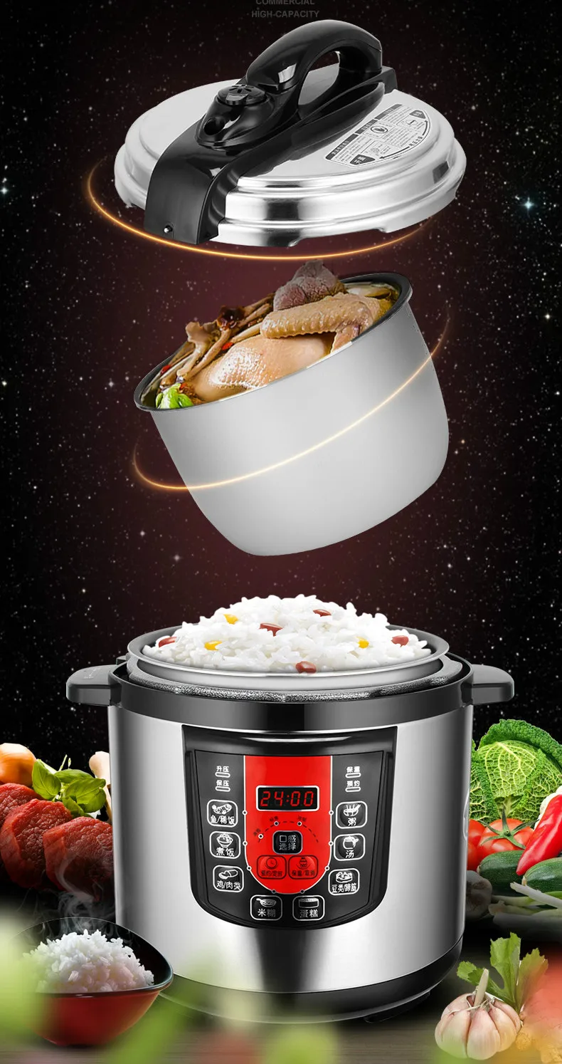 Electric Pressure Cookers pressure cooker 12L commercial intelligent