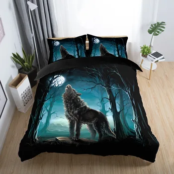 Bedding Set sanding Wolf black cat game cartoon War aliens personality European style 2/3pcs soft Duvet Cover Sets Pillowcase
Bedding Set sanding Wolf black cat game cartoon War aliens personality European style 2/3pcs soft Duvet Cover Sets Pillowcase
