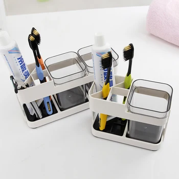 High Quality Creative Removable Toothbrush Holder Toothpaste Storage Racks Bathroom Sets Toothbrush Box Seat With Cups
High Quality Creative Removable Toothbrush Holder Toothpaste Storage Racks Bathroom Sets Toothbrush Box Seat With Cups