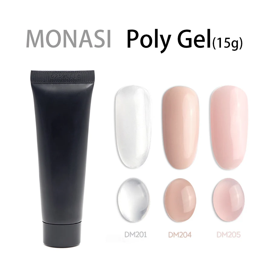 Poly Gel UV Builder For Nail Extension LED Cured Transparent Clear Nude Hard Camouflag Lacquer | Красота и здоровье