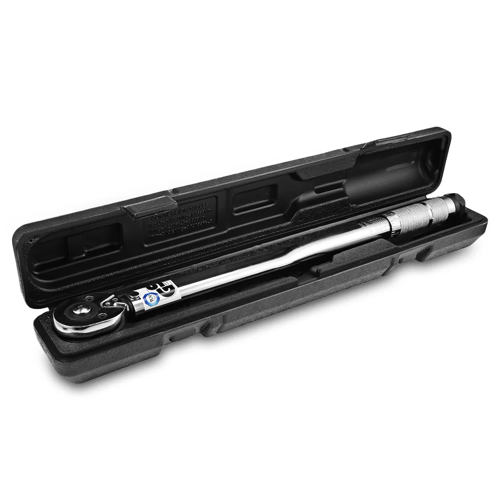 1/2" Inch Adjustable Drive Micrometer Torque Wrench 28 - 210 N.m Torque Spanner Ratchet Wrench For Repairing Bicycle with Box
1/2" Inch Adjustable Drive Micrometer Torque Wrench 28 - 210 N.m Torque Spanner Ratchet Wrench For Repairing Bicycle with Box