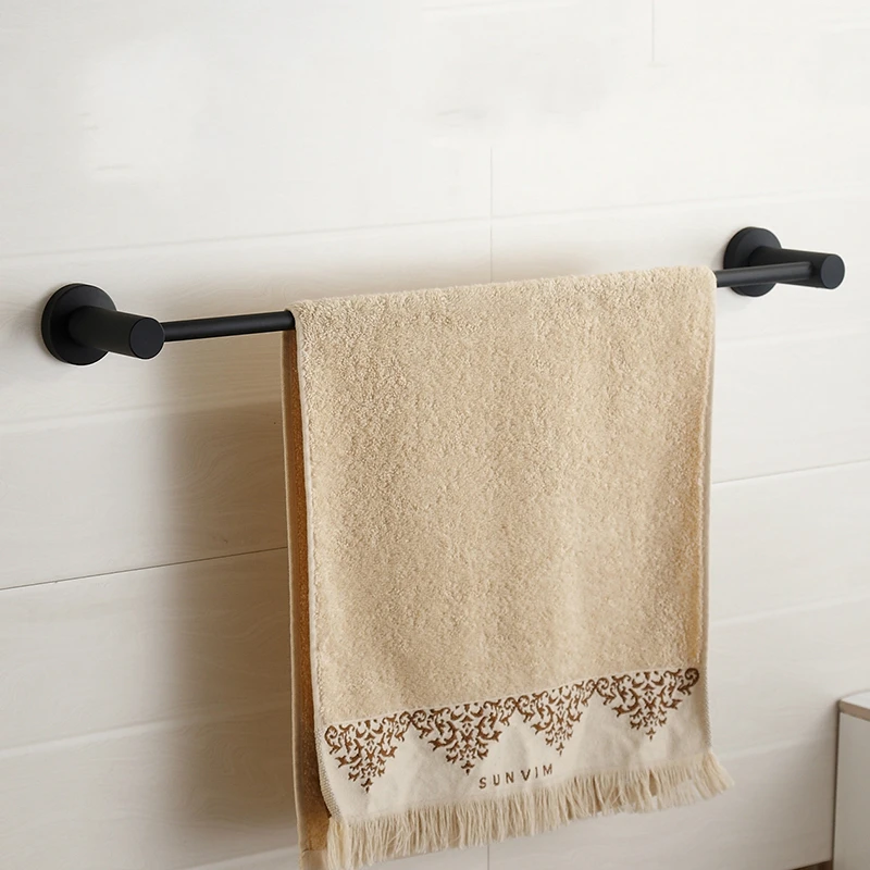 New Design Modern 304 Stainless Steel Brushed Towel Bar Towel Rack European Black Simple Towel Holder Bathroom Products L366
New Design Modern 304 Stainless Steel Brushed Towel Bar Towel Rack European Black Simple Towel Holder Bathroom Products L366