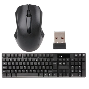 2.4GHz Wireless Keyboard Mouse Set Wireless Keyboard Optical Mouse Combo Kit For Laptop Desktop Computer
2.4GHz Wireless Keyboard Mouse Set Wireless Keyboard Optical Mouse Combo Kit For Laptop Desktop Computer